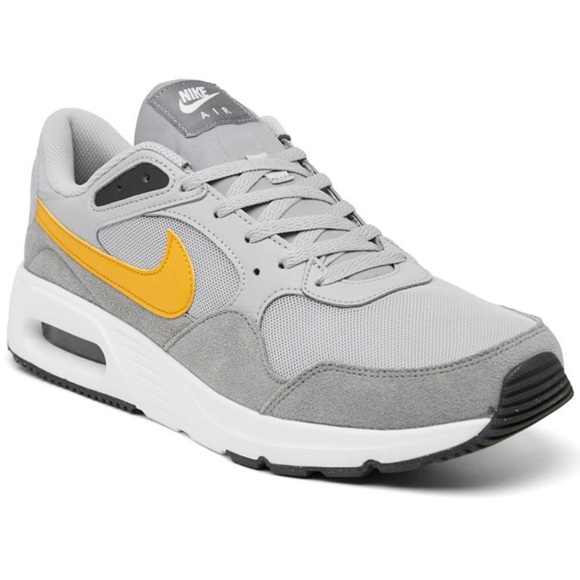 Nike Other - NWOT Nike AIR MAX Grey Yellow Running Gym
CrossFit Shoes Mens 11